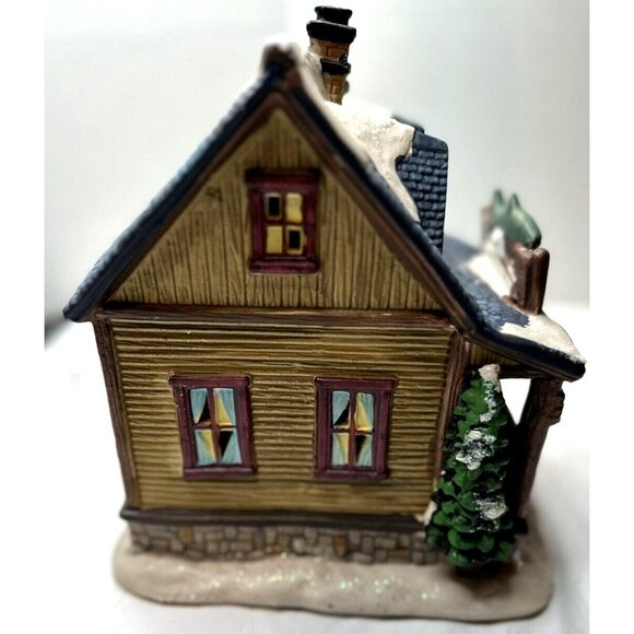 Decorative Outfit Country Hunting Lodge 3D Lighted Log Cabin Christmas Train Set - Picture 11 of 13